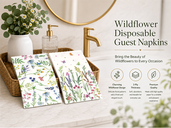 wildflower napkins