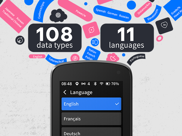 GEOID CC700 2.8‘’ Color Screen Bike/Cycling Computer Wireless - Route Navigation Re-Route Planing