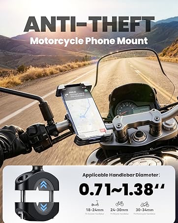 motorcycle phone mount