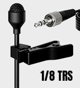 JK MIC-J 044 Lavalier Lapel Microphone Compatible with Sennheiser Wirelress Bodypack Transmitters