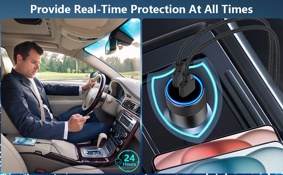 iPhone Car Charger Fast Charging