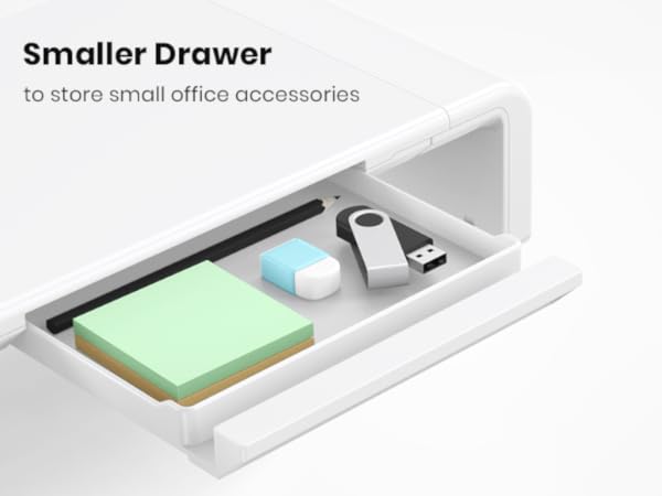 Monitor Riser with Drawer