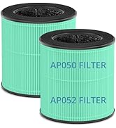 Tailulu Official AP050 AP052 Air Purifier Replacement Filter, 3-in-1 Air Purifier Filter, True H1...