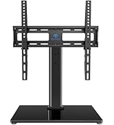 PERLESMITH Swivel Universal TV Stand/Base - Table Top TV Stand for 32-60 inch LCD LED TVs - Heigh...