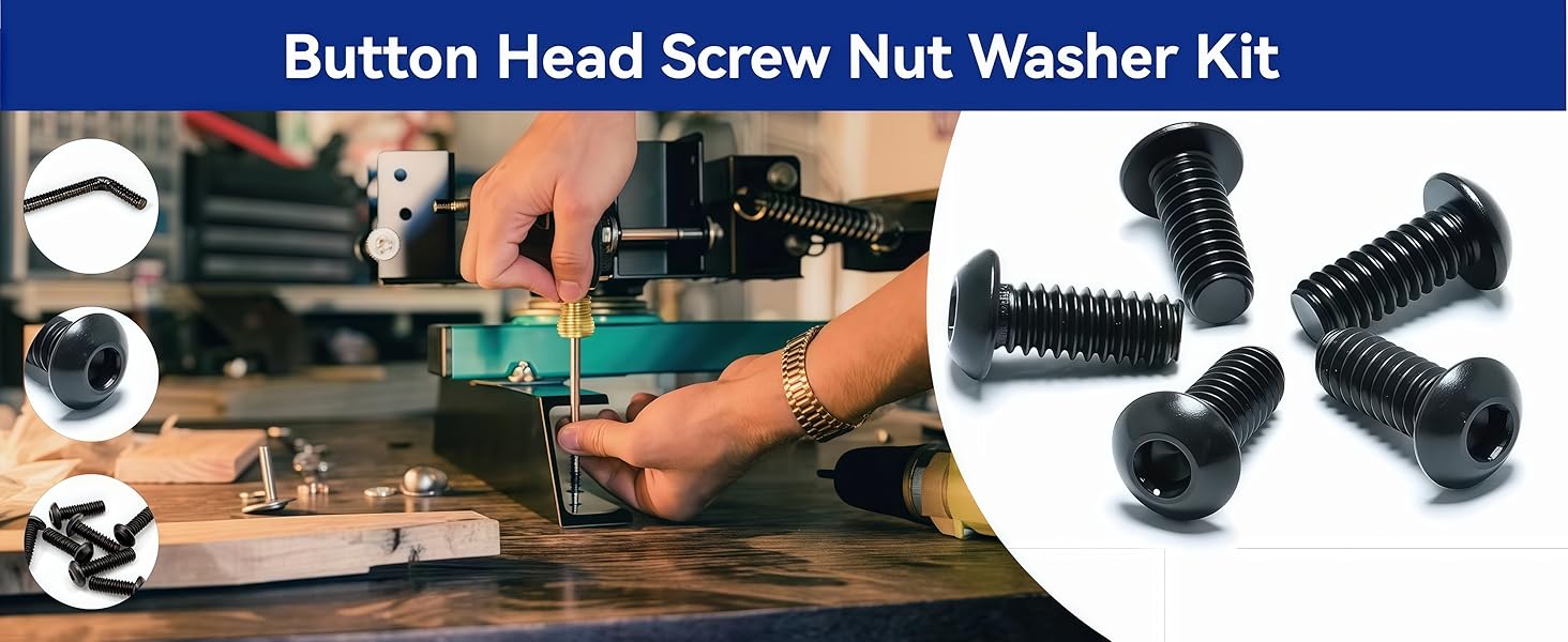 hex button head screws