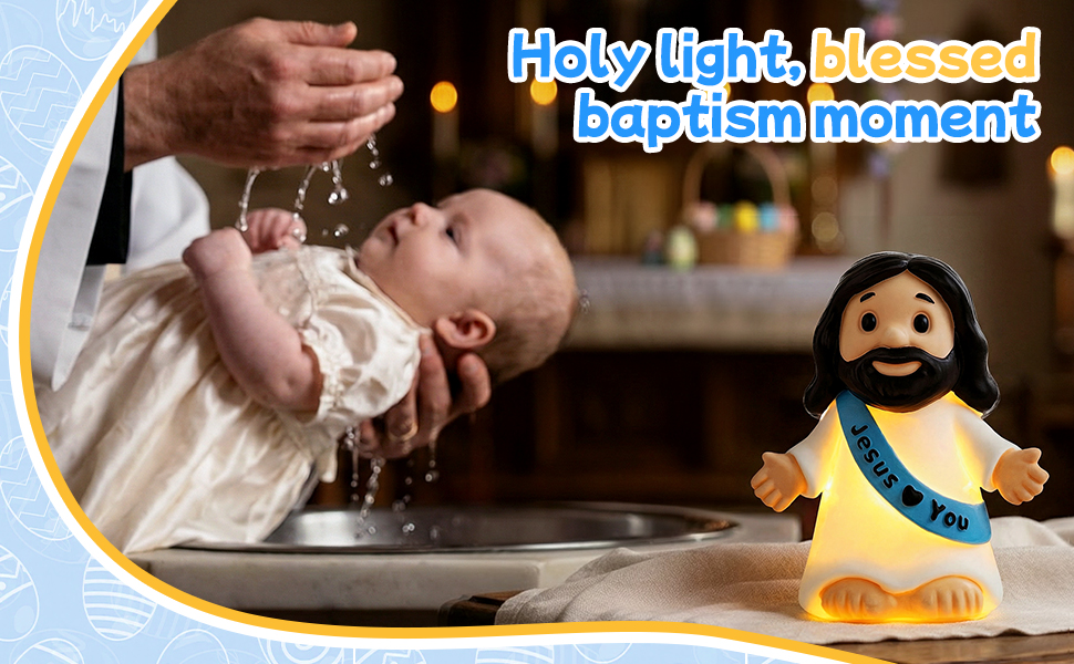 Jesus Night Light Statue