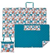 Picnic Blankets Extra Large, Waterproof Sandproof Packable Outdoor Beach Blanket Oversized 73x59”...