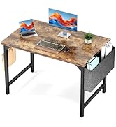OLIXIS 40 Inch Computer Office Desk for Small Spaces, Writing Gaming Work Desk Modern Kids Study ...