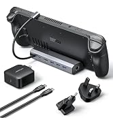 JSAUX Docking Station &amp; 65W Charger for Steam Deck, 6-in-1 Steam Deck Dock with HDMI 2.0 4K@60Hz,...