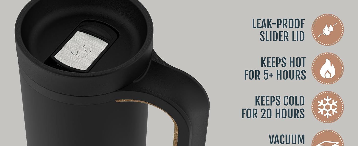 ello magnet travel coffee mug with handle for travel