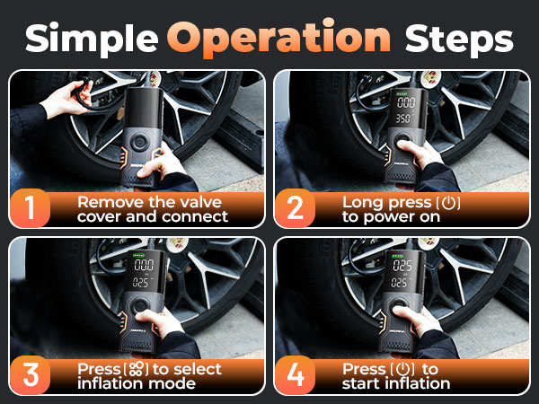 air tire pump for car portable