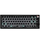 BOYI GMK67S Mecahanical Keyboard Kit,VIA Programmable BT5.0/2.4G/Type-C Wireless Keyboard with TF...