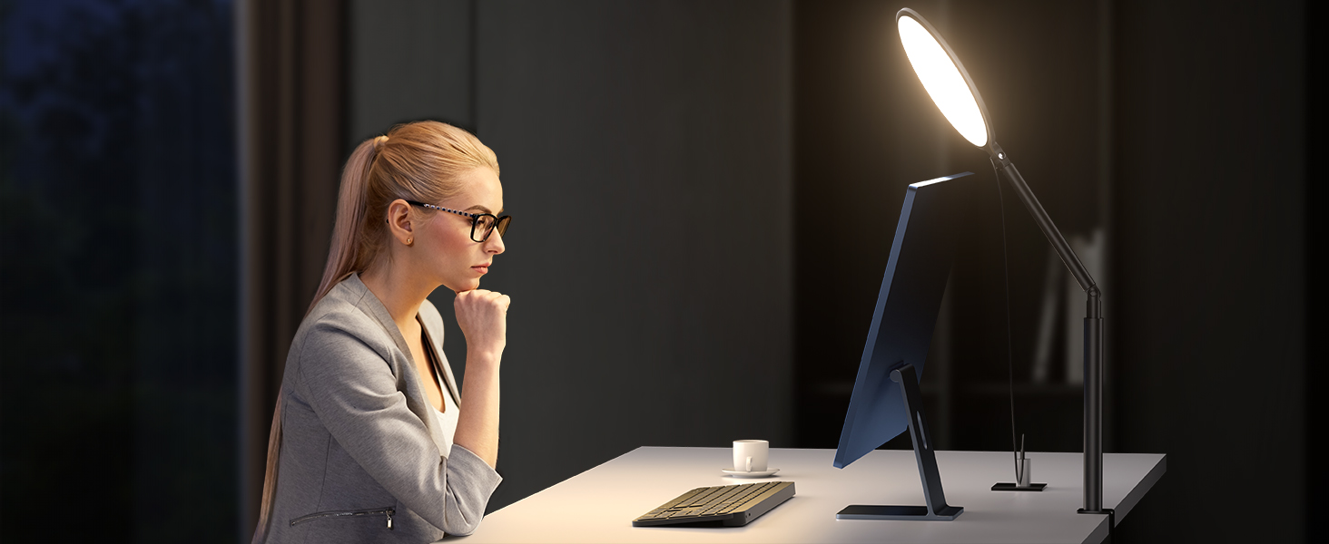 video conference light