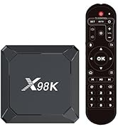 Sidiwen X98K Android TV Box, Android Box 4GB RAM 32GB ROM, RK3528A Quad-Core Dual Wi-Fi 2.4G/ 5G ...