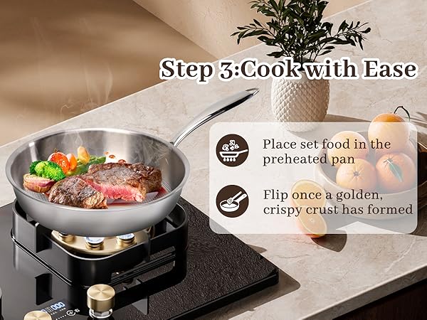 Composite Titanium Fry pan