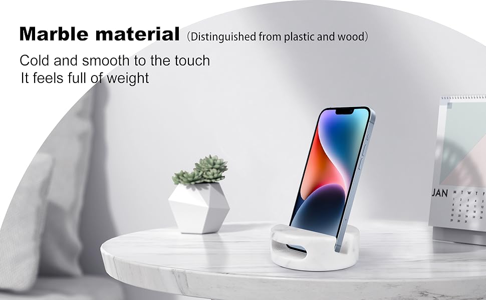 Elegant phone holder for living room