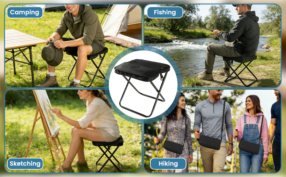 Camping Stool Portable Collapsible Stool Chair pocket chair collapsible stool portable seat