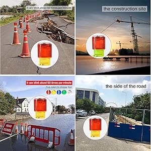 solar powered flashing light