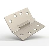 MEGA HANDLES - Square Barrel Hinges with Square Corners, Stainless Steel Interior Door Hinge for ...