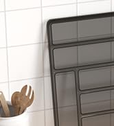 Lifewit Silverware Organizer with Lid, Covered Utensil Tray for Kitchen Drawer and Countertop, Pl...