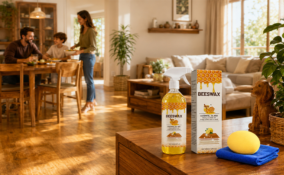 Beeswax Wood Polish Spray