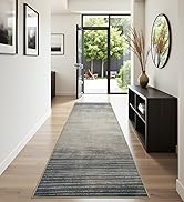 Joydeco 2x6 Runner Rug for Hallway, Modern Abstract Non-Slip Soft Washable Rugs, Low Pile Carpet ...