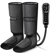 Nekteck Leg Compression Massager for Circulation and Relaxation, FSA Eligible Foot and Calf Massa...