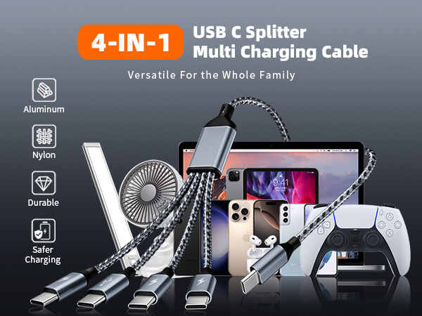 4 in 1 usb c splitter