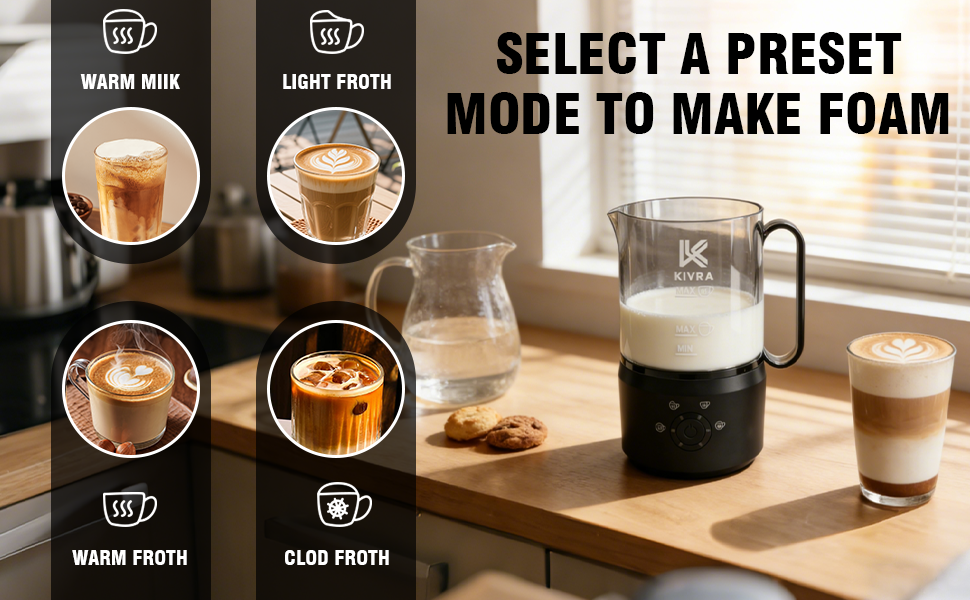 Milk frother and steamer