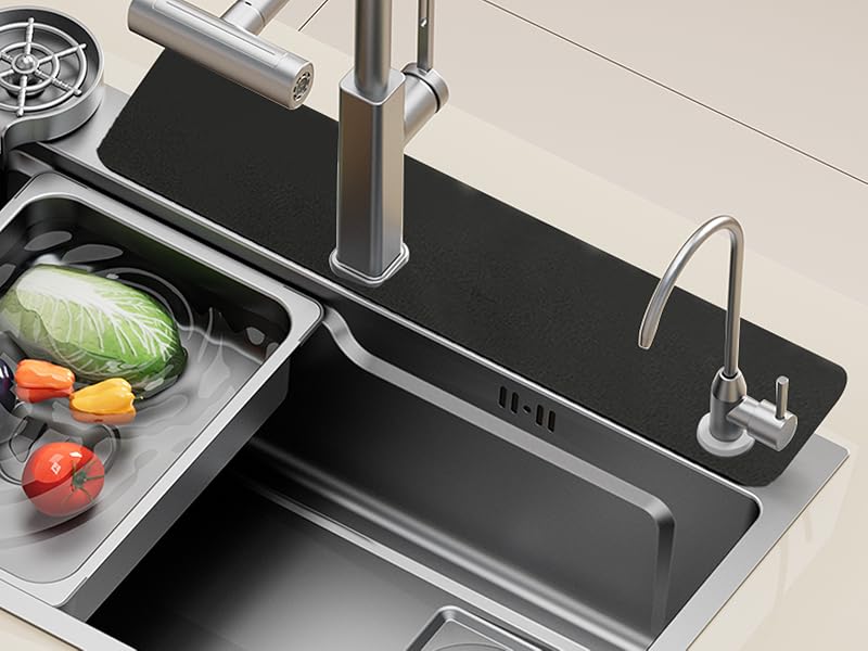 faucet mat for kitchen sink 3 holes