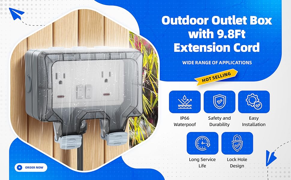 outdoor outlet extender