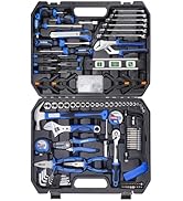 URASISTO 168-Piece Socket Wrench Auto Repair Tool Combination Package Mixed Tool Set Hand Tool Ki...