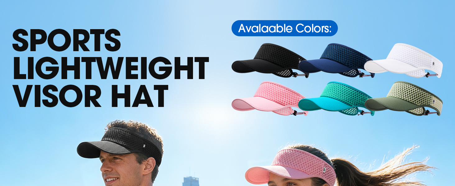 SPORTS LIGHTWEIGHT VISOR HAT