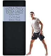 Tatago Extra Thick Yoga Mat Wide &amp; XL-Our 10mm Extra Large Yoga Mat Thick Extra Wide And Long For...