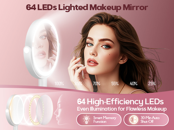  64 leds make up light mirror makeup light mirror light up mirror for makeup light up makeup mirror