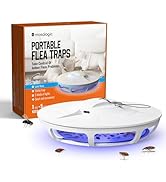 Mosalogic Flea Light Trap for Inside Your Home, Flea Killer Indoor Bed Bug Trap Pest Control Natu...