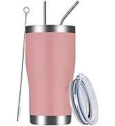 MEWAY 20oz Stainless Steel Tumbler,Vacuum Insulated Coffee Cup Tumblers with Lid,Double Wall Powd...