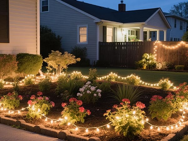 solar fairy lights outdoor