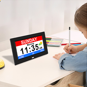 digital clock large display