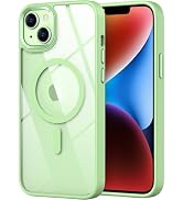 SaiMeun Magnetic for iPhone 15 Case, [Compatible with MagSafe] [Military-Grade Protection] Crysta...