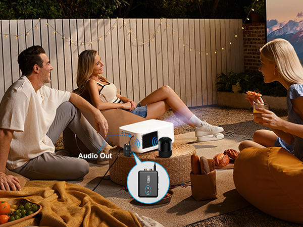 Sequence showing people relaxing in what appears to be a spa or wellness setting, with soft lighting and wood-paneled walls.