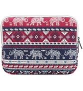 Boho Laptop Sleeve 13 Inch Vintage Patchwork Laptop Protective Carrying Case for MacBook