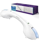 KEKOY 17.5 Inch Suction Grab Bars for Bathtubs and Showers with Indicator - Heavy Duty Safety Sho...