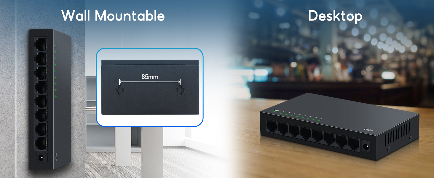 8 port gigabit Switch