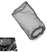 YAWUROU Car Air Intake Filter Sock Cover, Waterproof Dust-Proof High Flow Cold Air Filter Wrap, C...