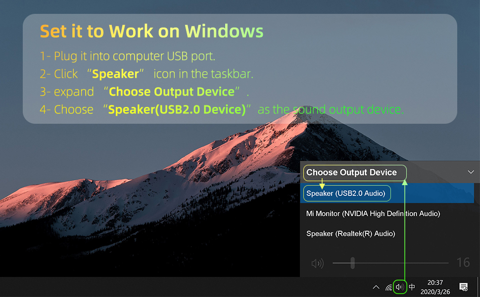 Just plug & play, very easy to use