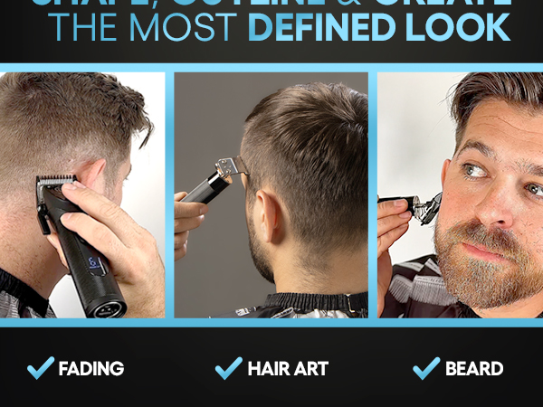 Novah Professional Hair Clippers for Men Professional Barber Clippers and Trimmer Set