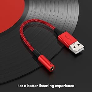 usb to 3.5mm audio adapter