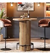 Tribesigns Round Bar Table, 39.4