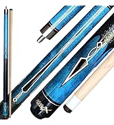 Tai ba cues Pool Cue Stick, 13mm Tip, 58", Hardwood Canadian Maple Professional Billiard Stick 19...